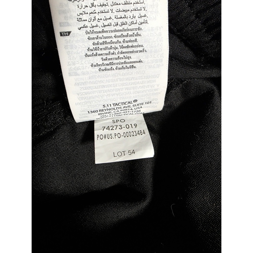 5.11 Tactical Taclite Pro Ripstop Cargo Pants Mens 40x30 74273 Black - Picture 12 of 12